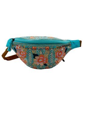MMS Brands Floral Embroidered Belt Bag